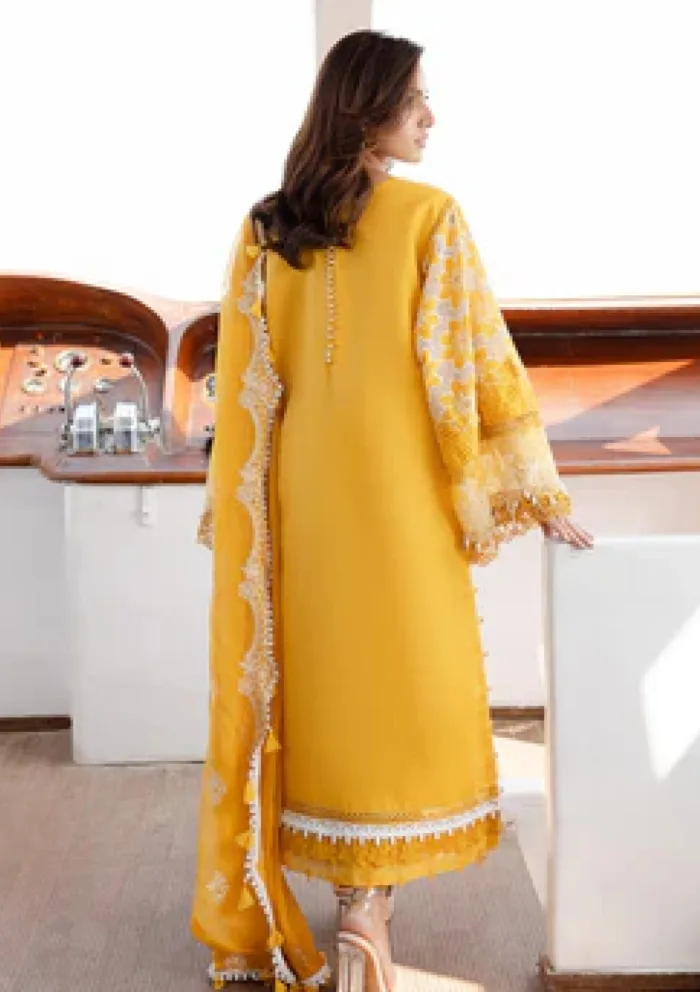 Parishay PML25 02 Monaco Luxury Lawn Collection - Image 2