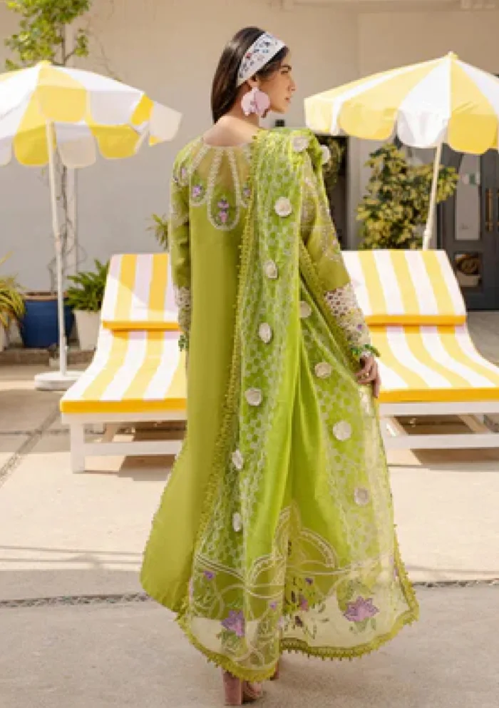 Parishay PML25 04 Monaco Luxury Lawn Collection - Image 2