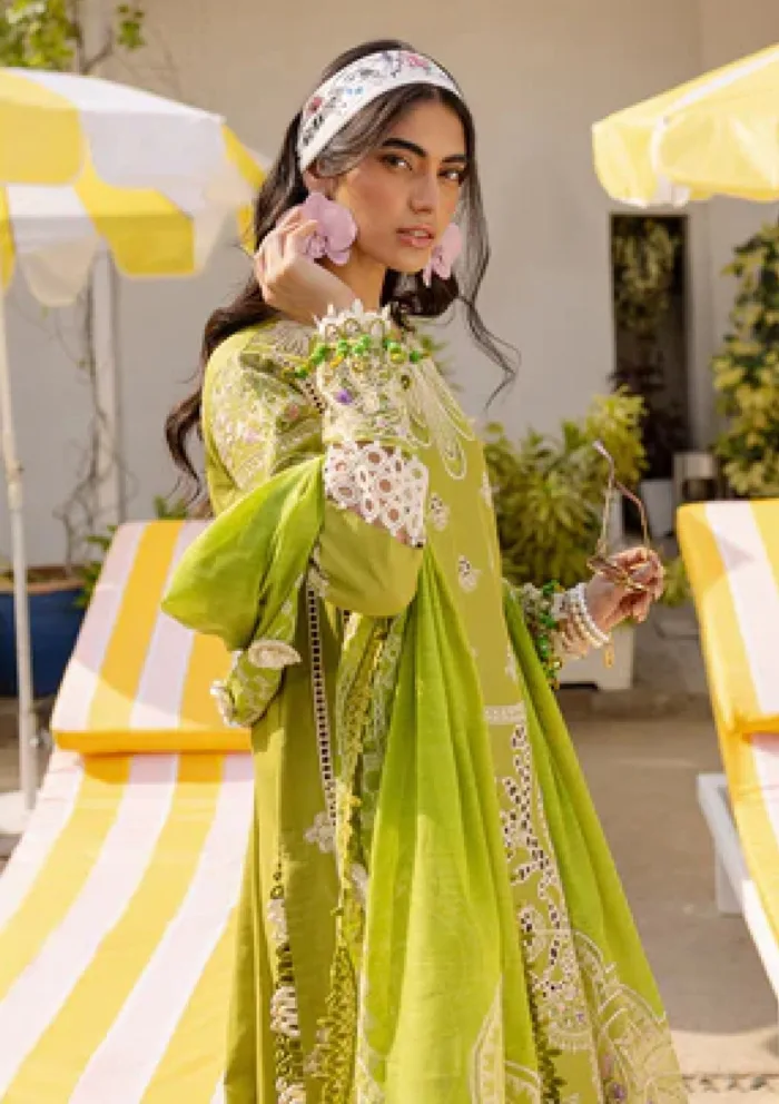 Parishay PML25 04 Monaco Luxury Lawn Collection - Image 3