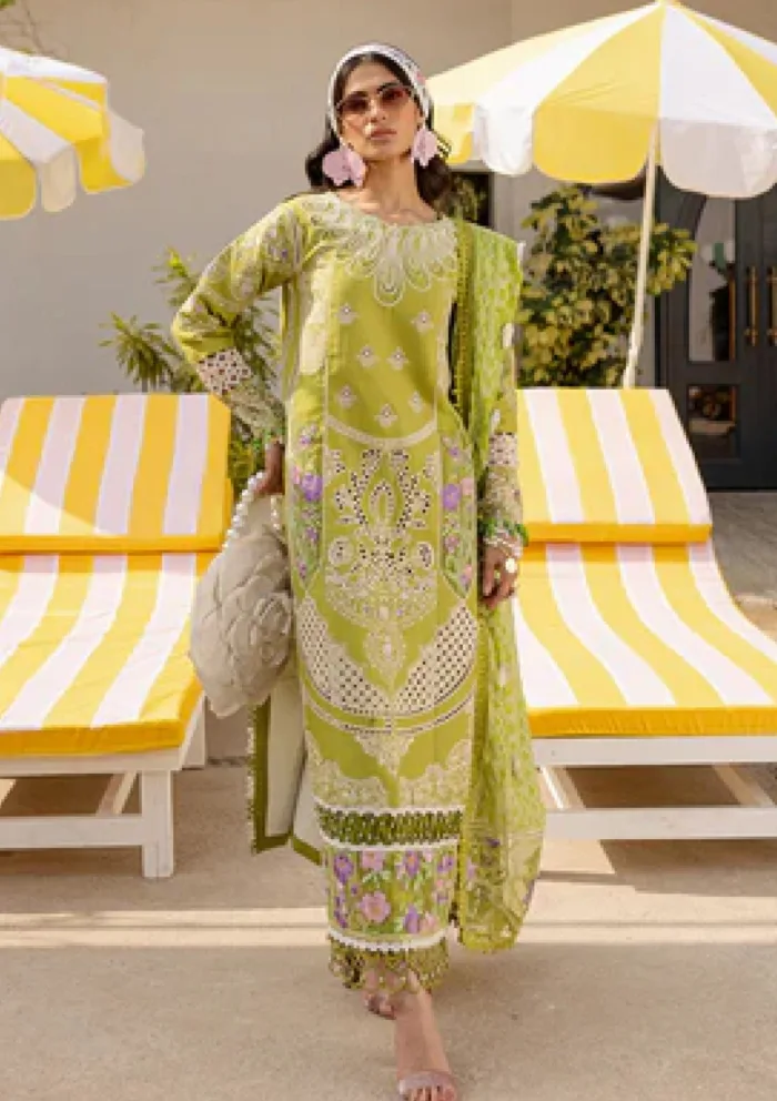 Parishay PML25 04 Monaco Luxury Lawn Collection - Image 4