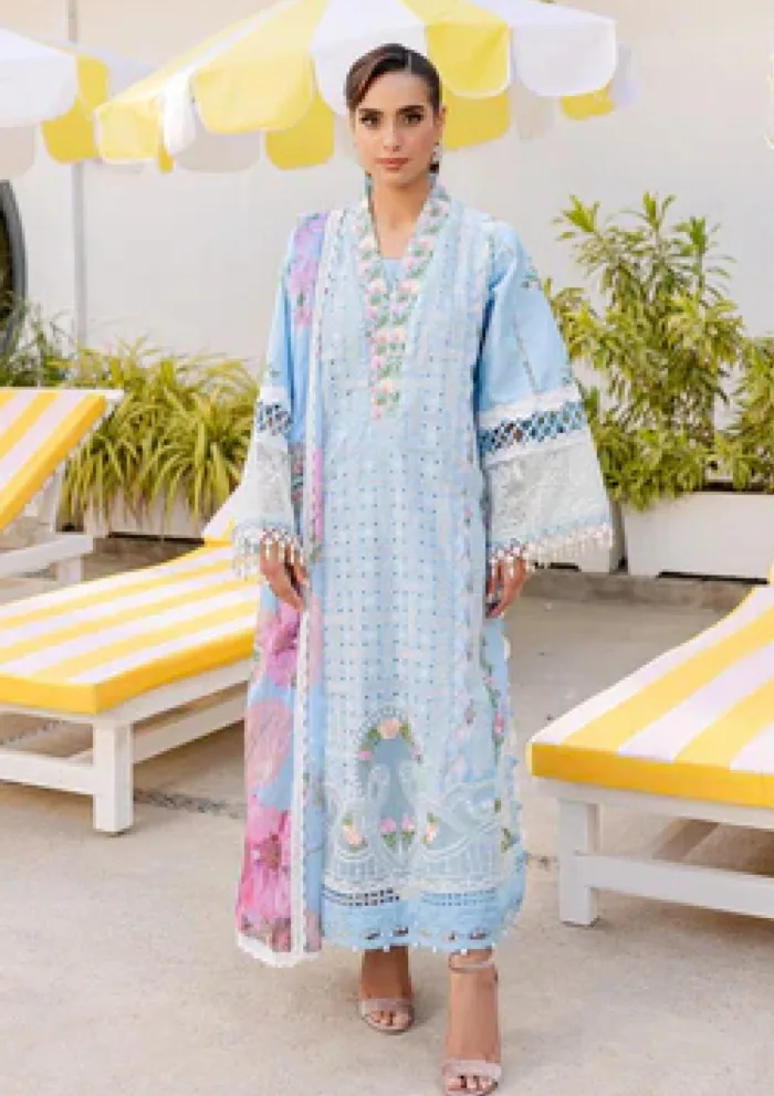 Parishay PML25 10 Monaco Luxury Lawn Collection - Image 3