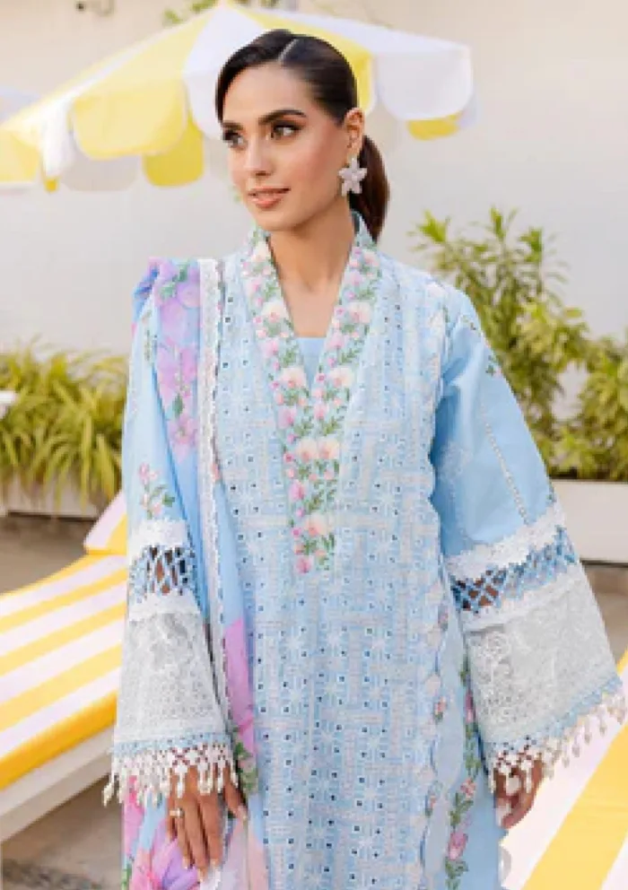 Parishay PML25 10 Monaco Luxury Lawn Collection - Image 4