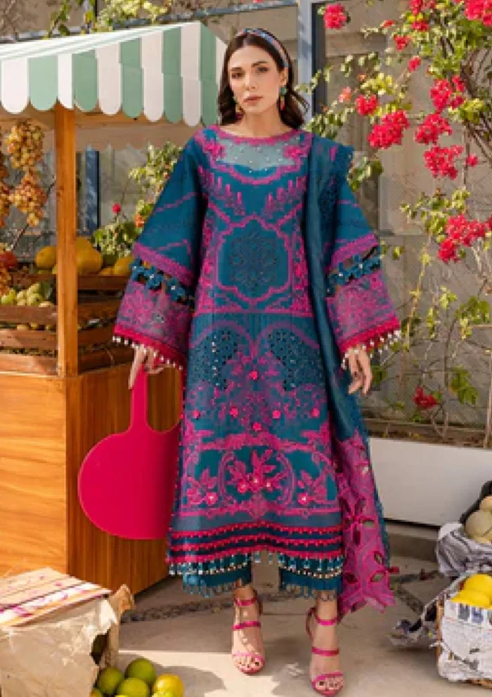 Parishay PML25 11 Monaco Luxury Lawn Collection - Image 3