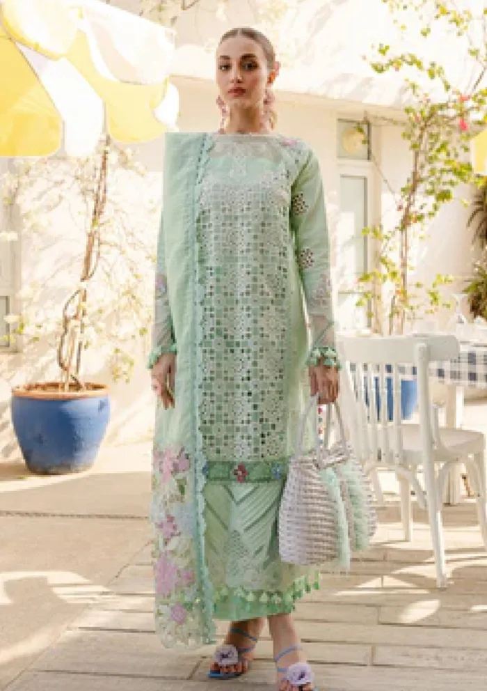 Parishay PML25 12 Monaco Luxury Lawn Collection - Image 3