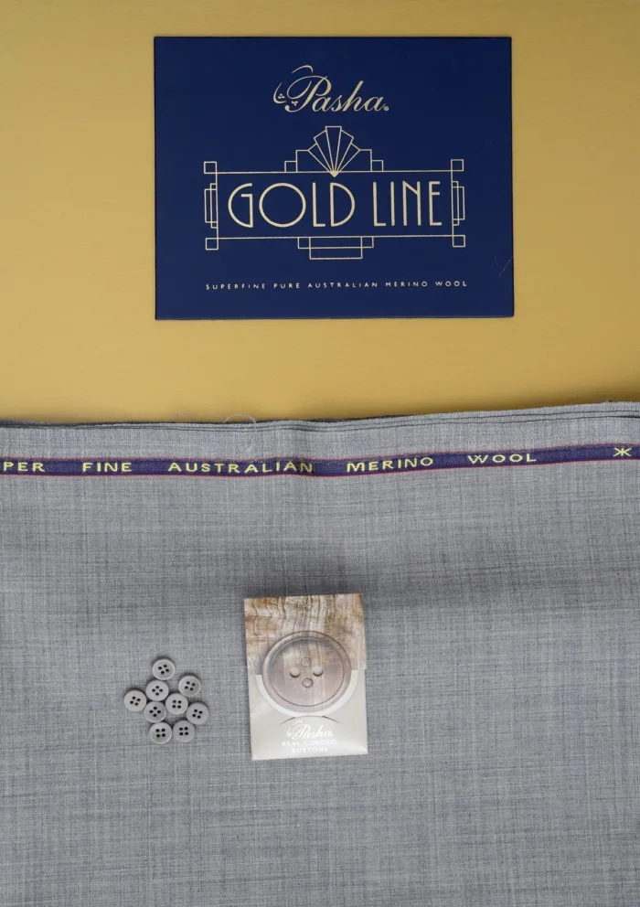 Pasha Gold Line Merino Color 021 S Grey Luxury Lawn Collection - Image 2