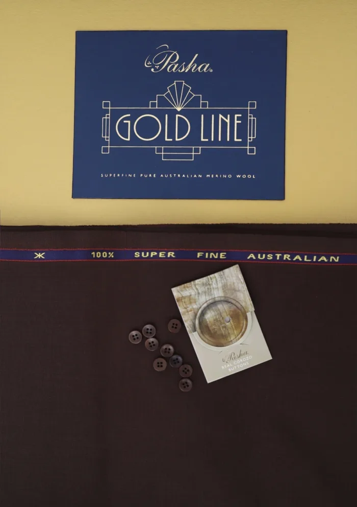 Pasha Gold Line Merino Color 023 Ch Brown Luxury Lawn Collection - Image 2