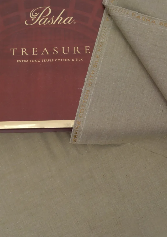 Pasha Treasure Superfine Color 090 Flaxen Luxury Lawn Collection - Image 2