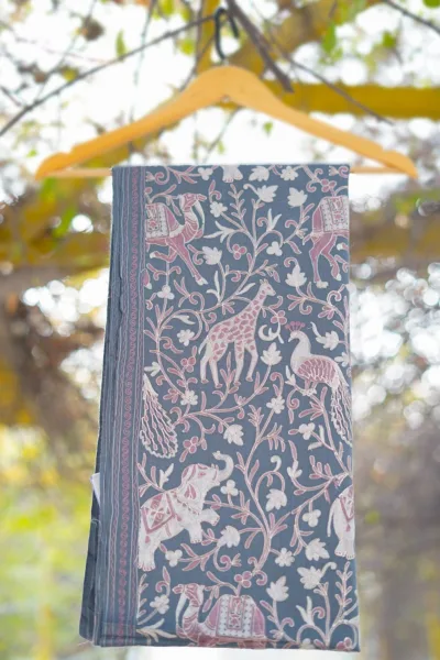 Pashmina Ari Work Shawl D 120