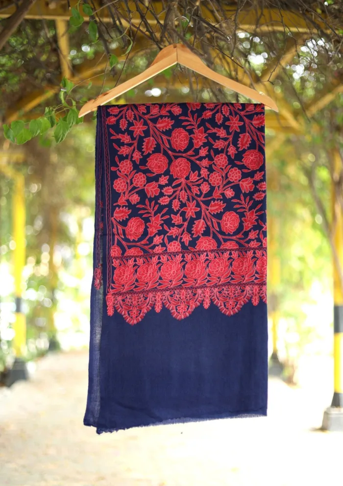 Pashmina Ari Work Shawl D 206