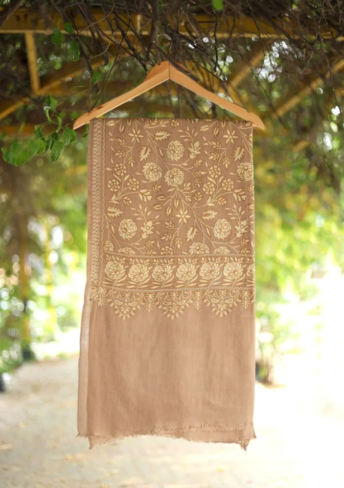 Pashmina Ari Work Shawl D 207