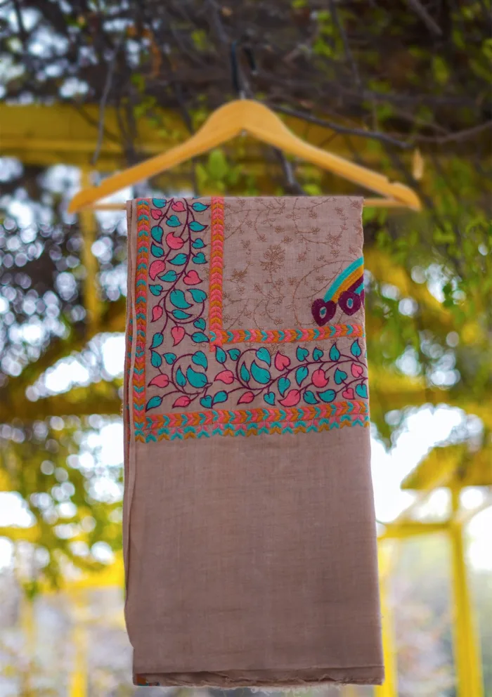 Pashmina Emboridered Shawl D 164