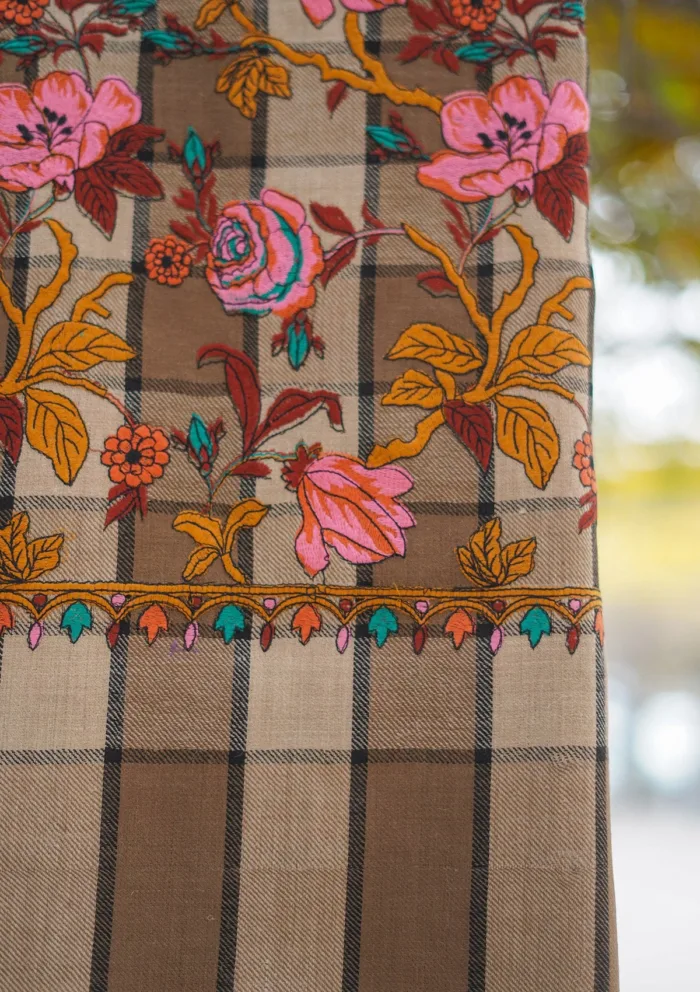 Pashmina Emboridered Shawl D 179A Luxury Lawn Collection - Image 2