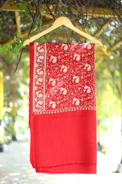 Pashmina Embroidered Shawl D 189