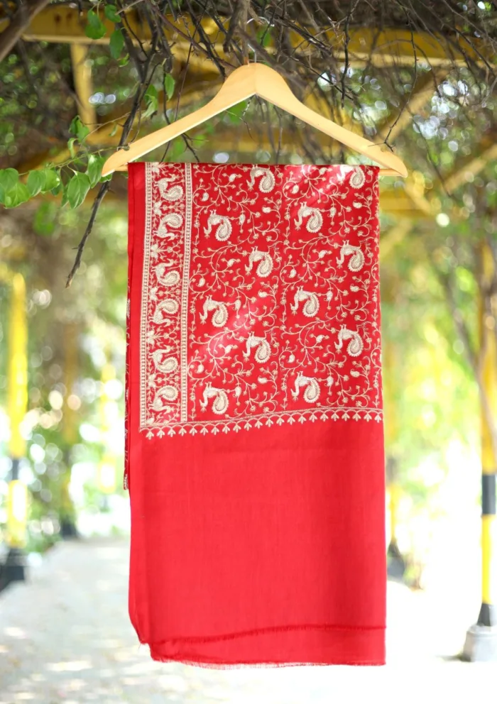 Pashmina Embroidered Shawl D 189
