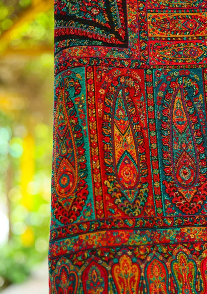 Pashmina Jamawar Shawl D 02 Luxury Lawn Collection - Image 2