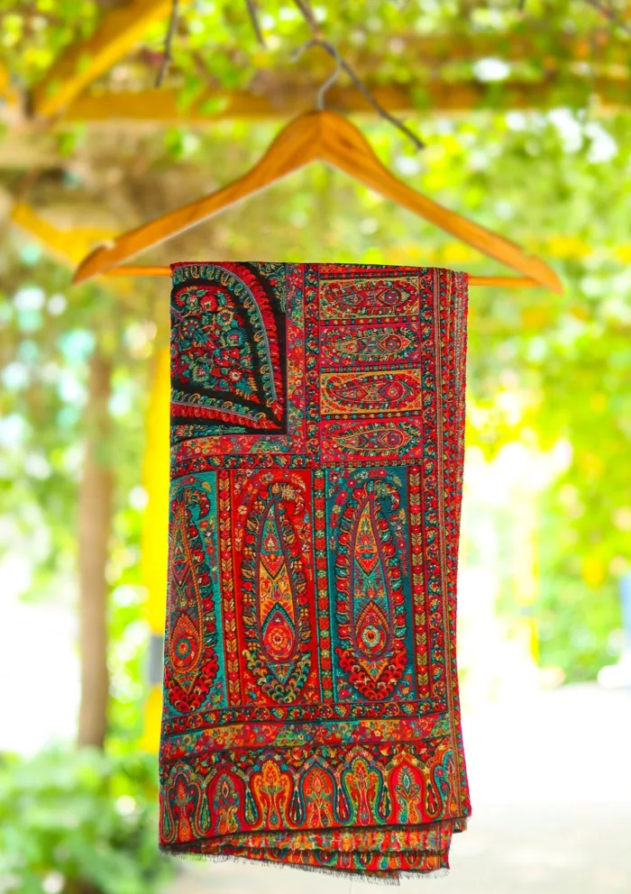Pashmina Jamawar Shawl D 02