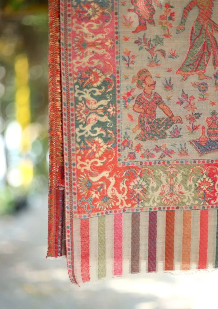 Pashmina Jamawar Shawl D 39 Luxury Lawn Collection - Image 2