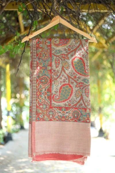 Pashmina Jamawar Shawl D 43