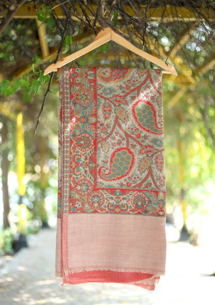 Pashmina Jamawar Shawl D 43