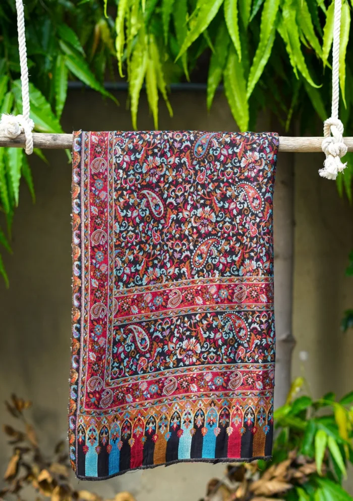 Pashmina Kaani Jamawar Shawl D 128
