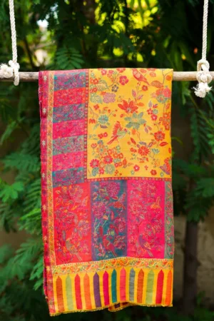 Pashmina Kaani Jamawar Shawl D 130