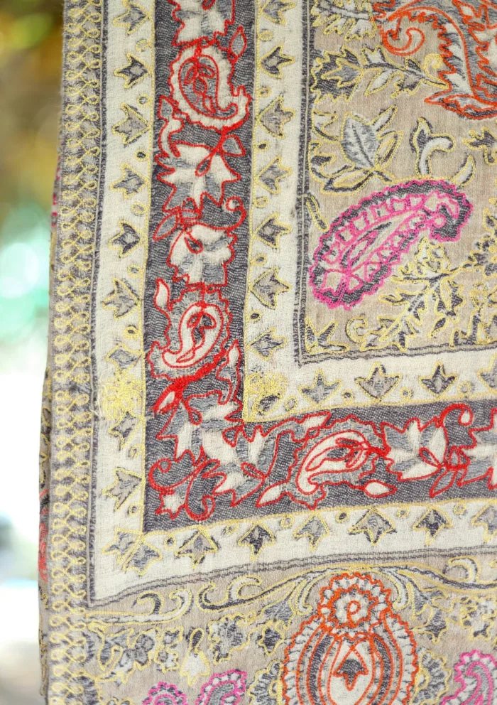 Pashmina Kaani Jamawar Shawl D 36 Luxury Lawn Collection - Image 2