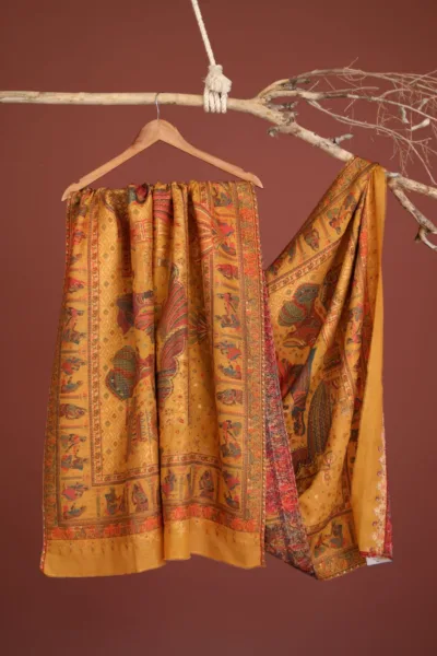 Pashmina Kaani Jamawar Shawl D 52