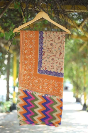 Pashmina Kaani Work Shawl D 06