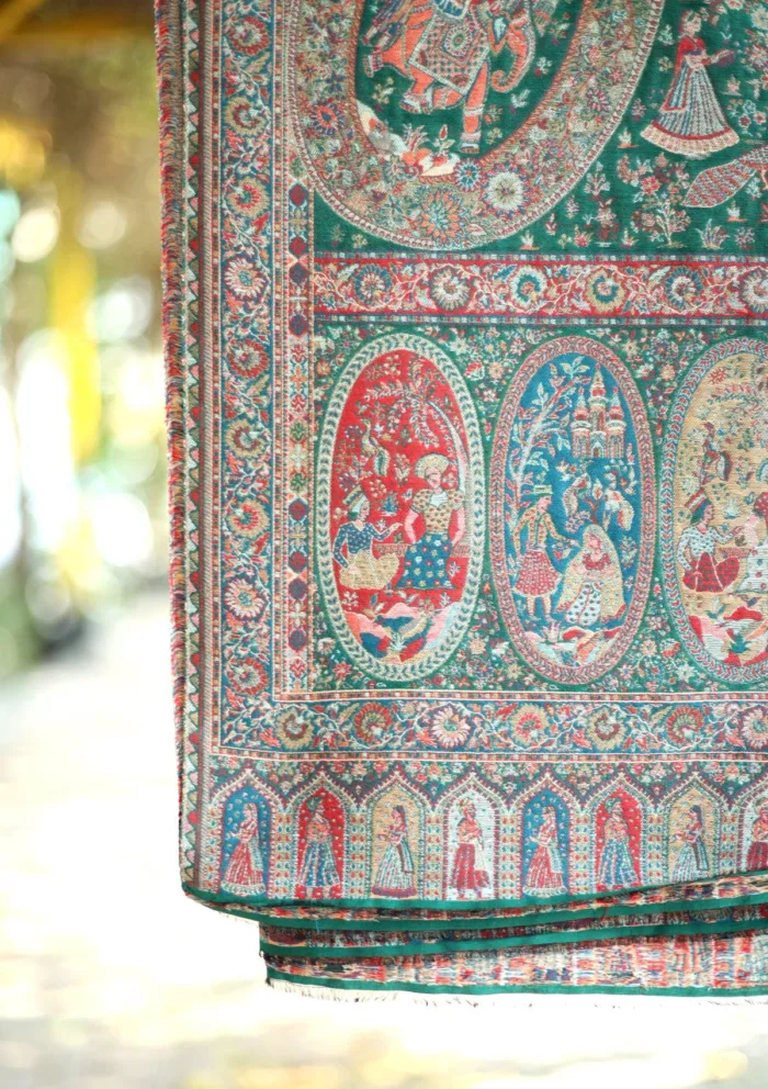 Pashmina Kaani Zari Shawl D 05 Luxury Lawn Collection - Image 2