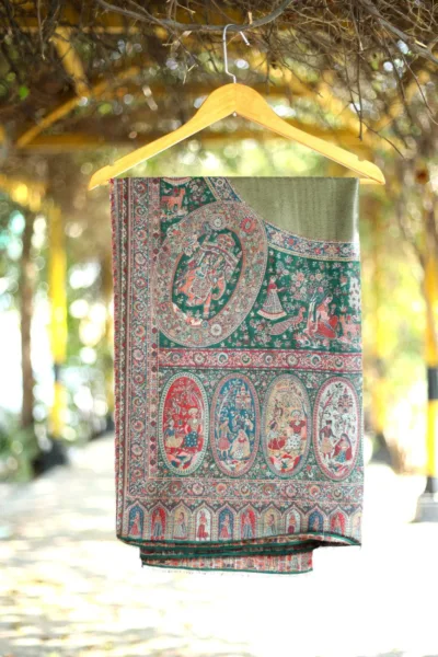 Pashmina Kaani Zari Shawl D 05