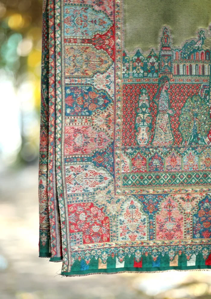 Pashmina Kaani Zari Shawl D 06 Luxury Lawn Collection - Image 2