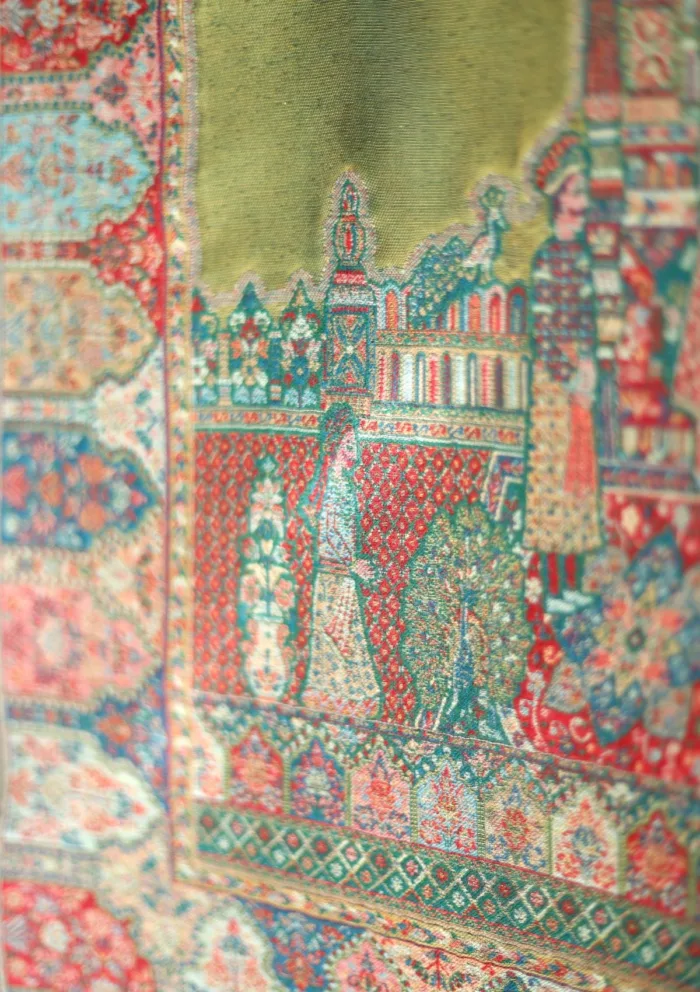 Pashmina Kaani Zari Shawl D 06 Luxury Lawn Collection - Image 3