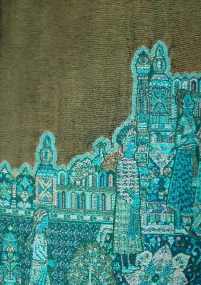 Pashmina Kaani Zari Shawl D 07 Luxury Lawn Collection - Image 3