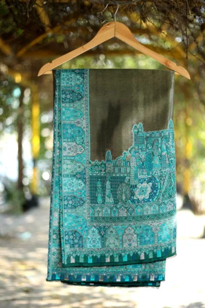 Pashmina Kaani Zari Shawl D 07