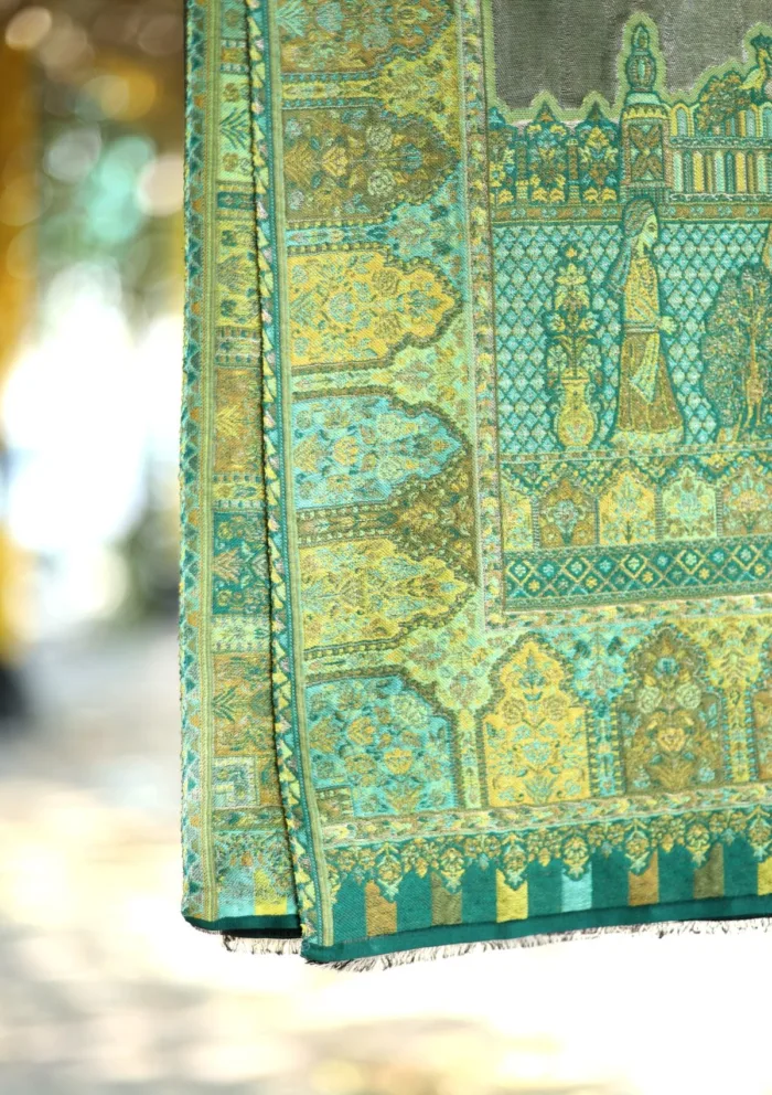 Pashmina Kaani Zari Shawl D 08 Luxury Lawn Collection - Image 2
