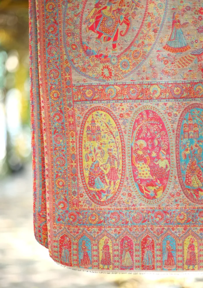Pashmina Kaani Zari Shawl D 10 Luxury Lawn Collection - Image 2