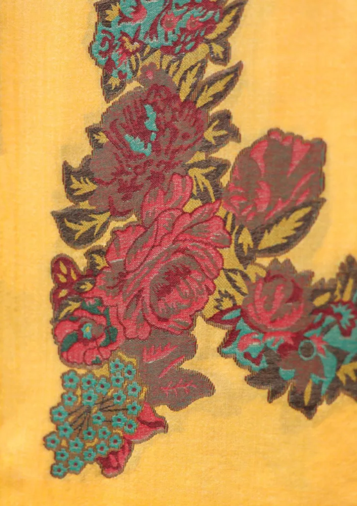 Pashmina Kani Jamawar Shawl D 141 Luxury Lawn Collection - Image 2