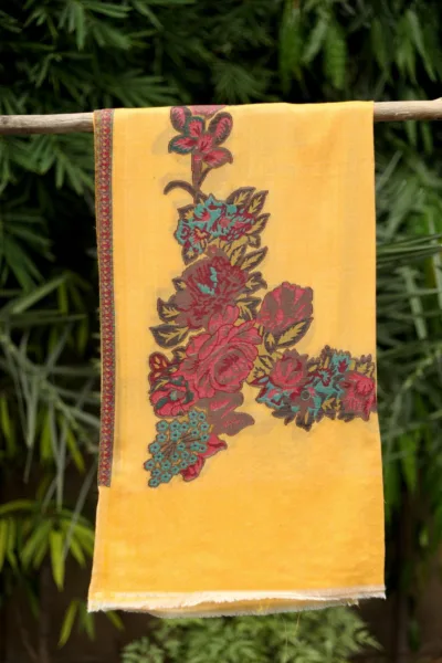 Pashmina Kani Jamawar Shawl D 141