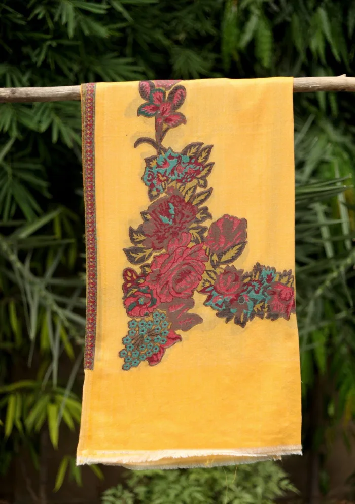 Pashmina Kani Jamawar Shawl D 141