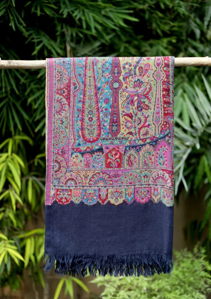 Pashmina Kani Jamawer Shawl D 144