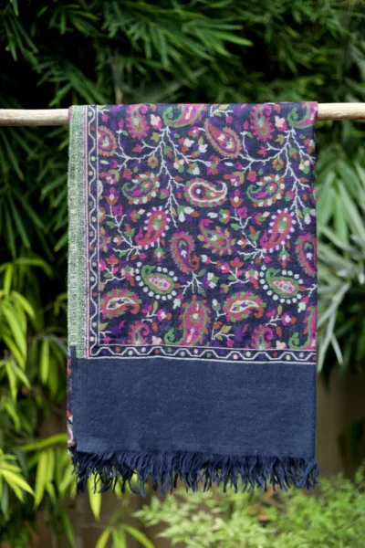Pashmina Kani Jamawer Shawl D 145