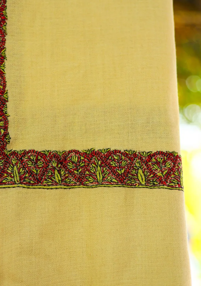 Pashmina Kashmiri Border Shawl D 29 Luxury Lawn Collection - Image 2