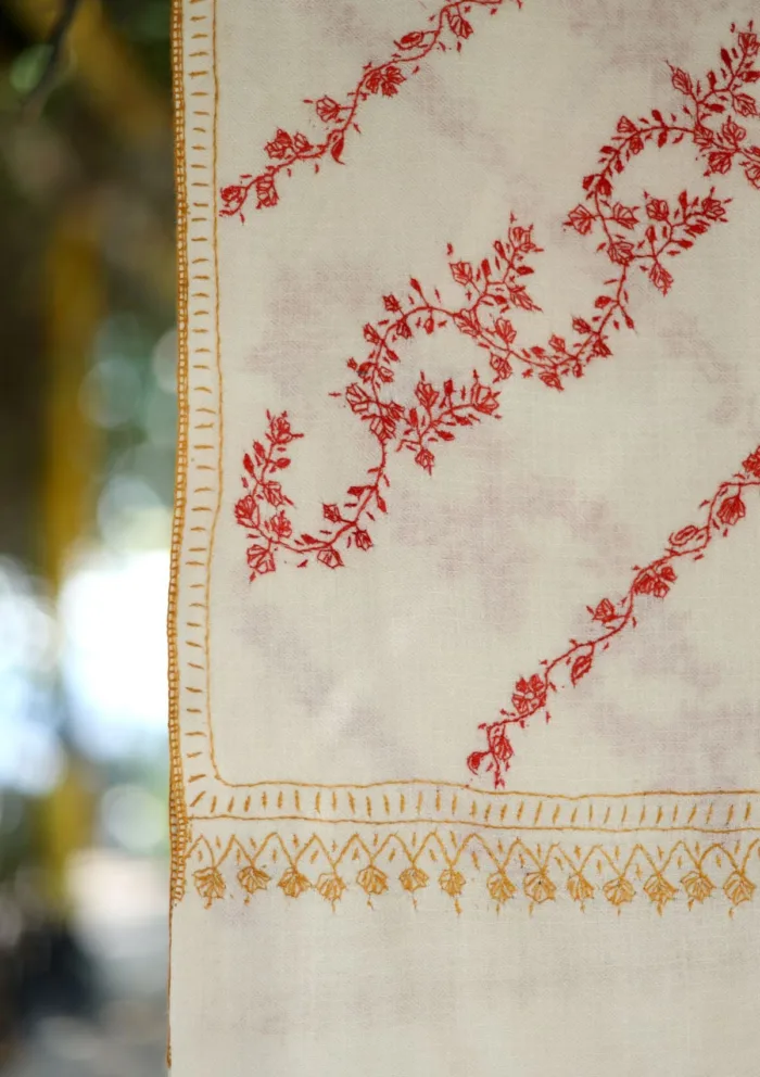 Pashmina Kashmiri Jaldar Shawl D 29 Luxury Lawn Collection - Image 2