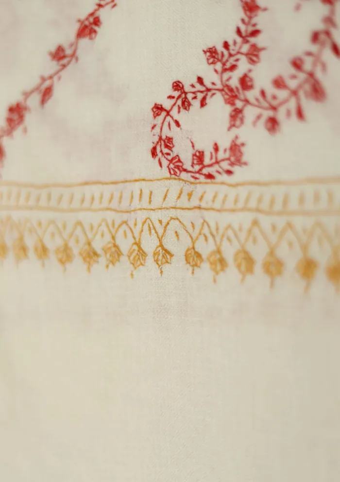 Pashmina Kashmiri Jaldar Shawl D 29 Luxury Lawn Collection - Image 3