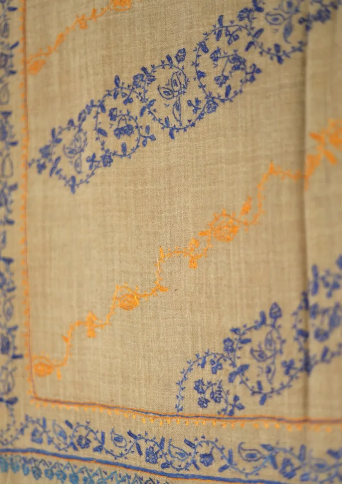 Pashmina Kashmiri Jaldar Shawl D 35 Luxury Lawn Collection - Image 3