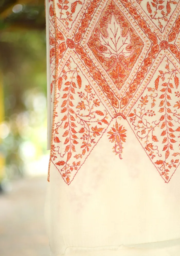 Pashmina Kashmiri Jaldar Shawl D 37 Luxury Lawn Collection - Image 2