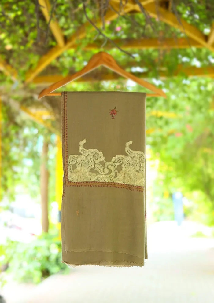 Pashmina Kashmiri Work Shawl D 05