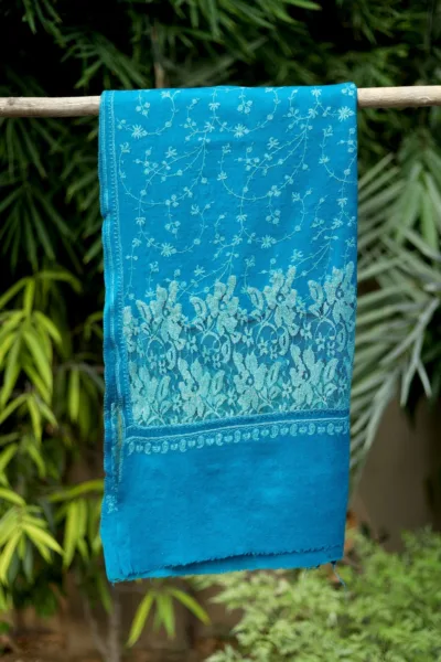 Pashmina Kashmiri Work Shawl D 06