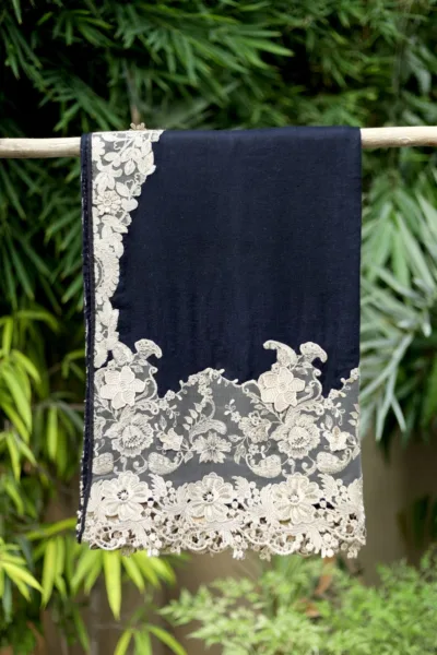 Pashmina Kashmiri Work Shawl D 07