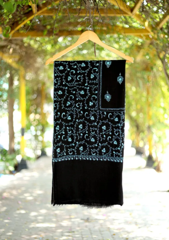 Pashmina Kashmiri Work Shawl Jaldar D 16